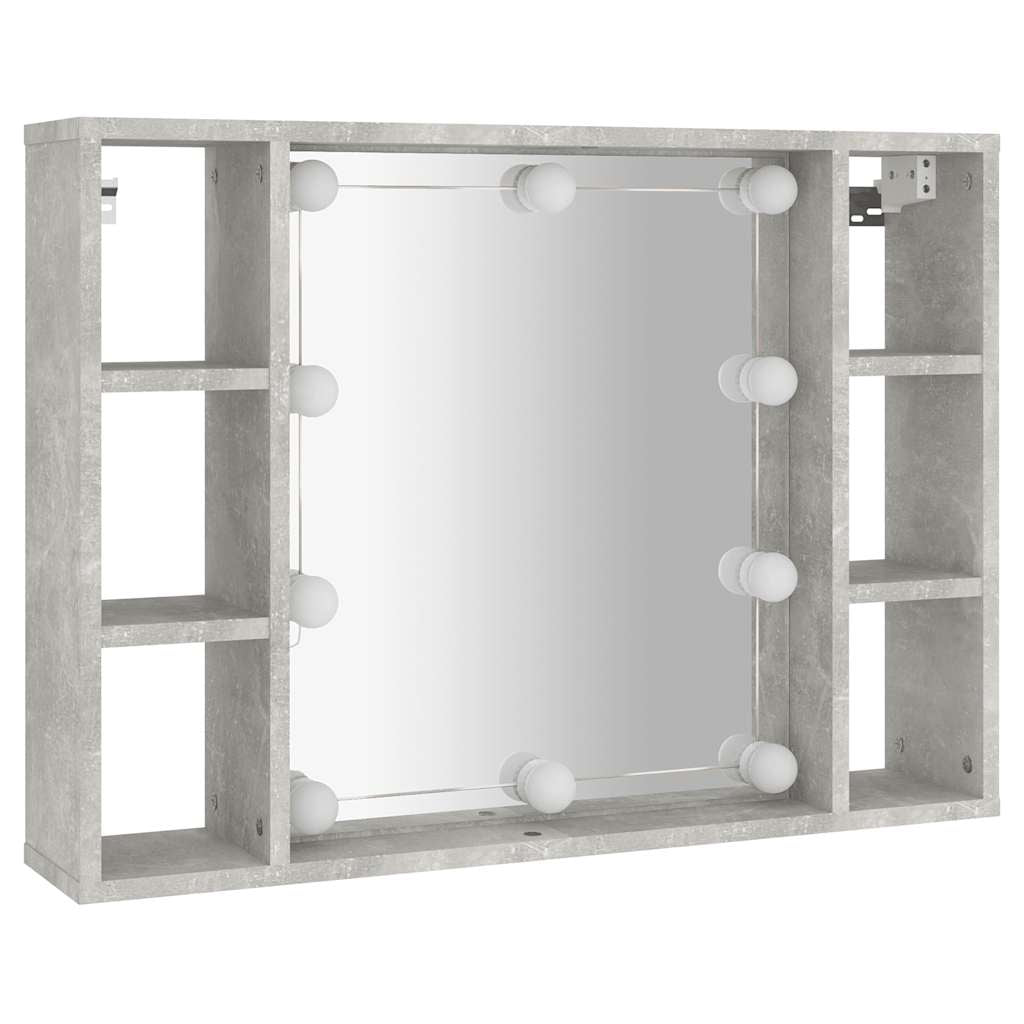Spiegelschrank Mit LED Badschrank Badspiegel Badezimmer Hängeschrank VidaXL
