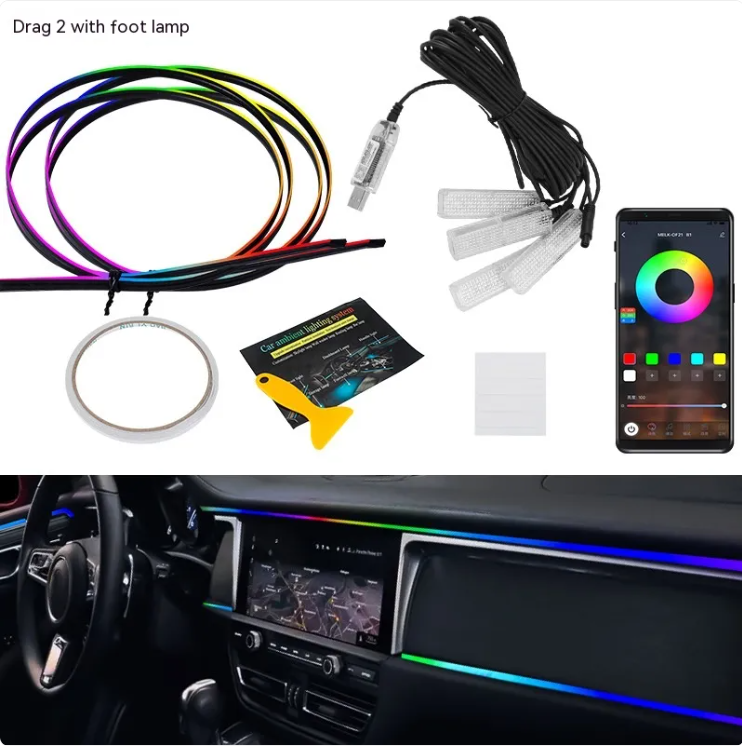 (US-DE Shipping) Car LED Ambient Light Bar