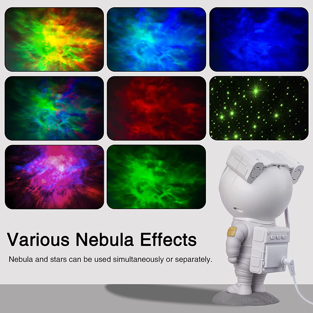 (US-Shipping) Astronaut Projector Galaxy Starry Sky Night Light Ocean Star LED Lamp Remote