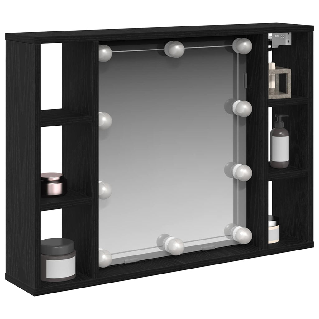 Spiegelschrank Mit LED Badschrank Badspiegel Badezimmer Hängeschrank VidaXL