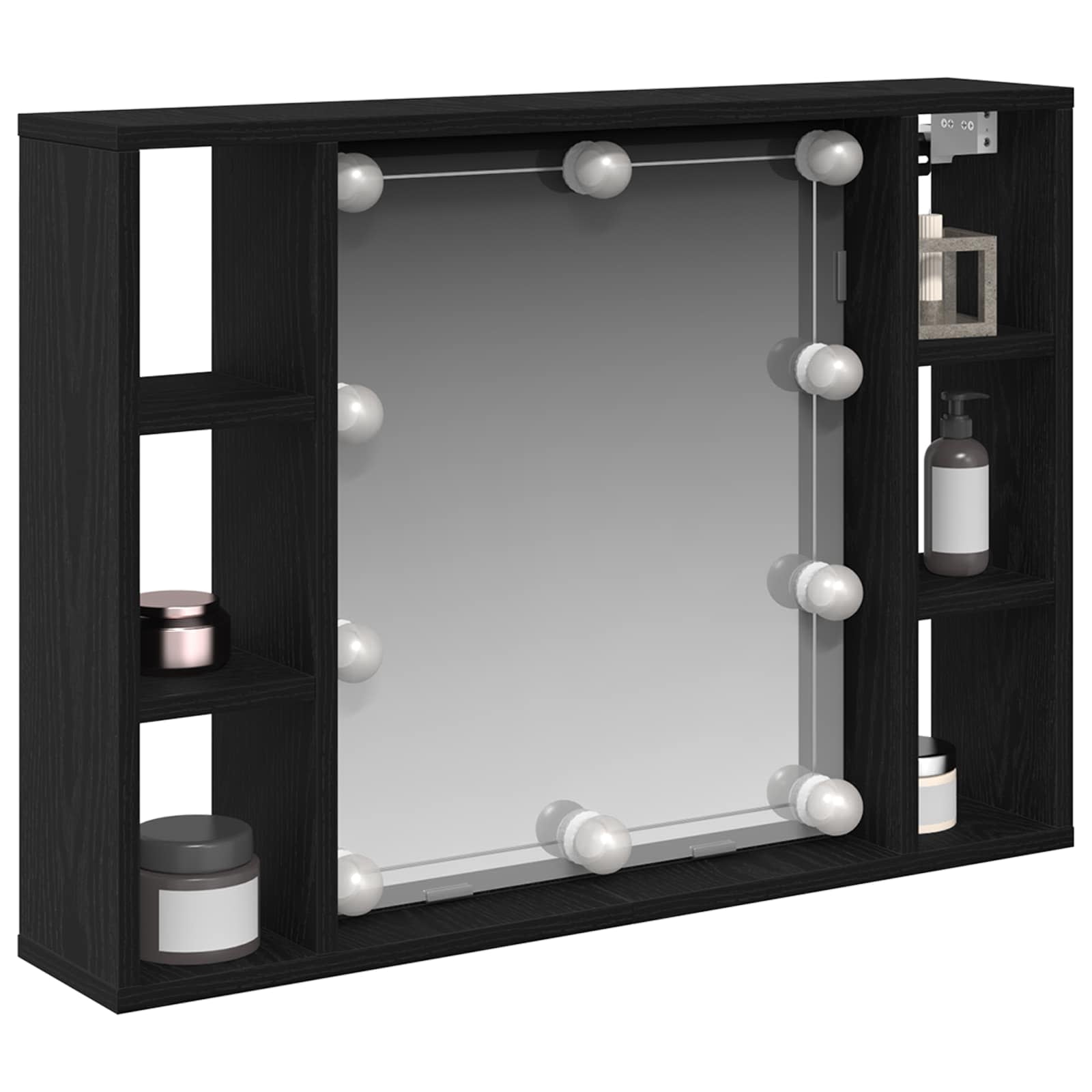 Spiegelschrank Mit LED Badschrank Badspiegel Badezimmer Hängeschrank VidaXL
