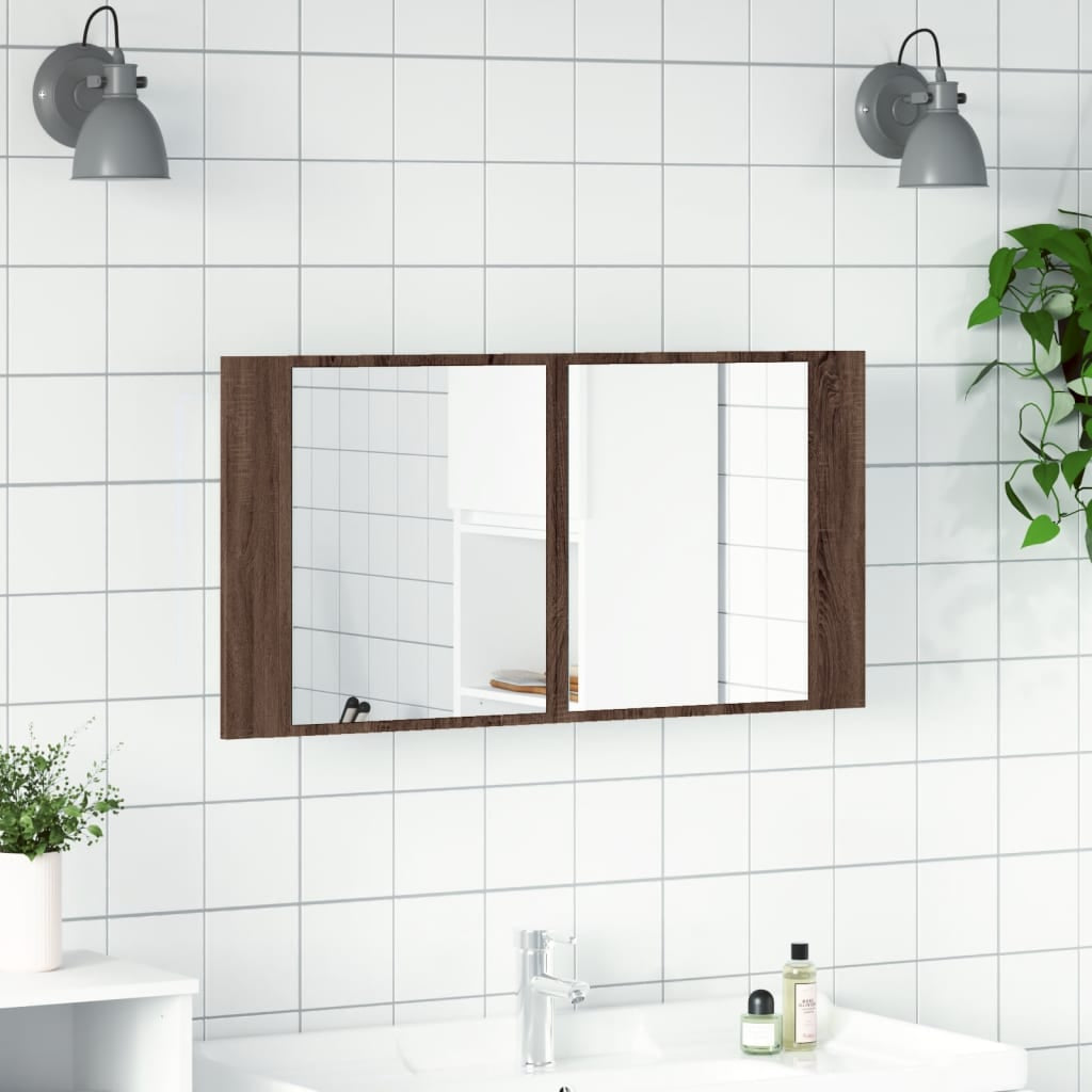 LED Bad Spiegelschrank Badschrank Badezimmerspiegel