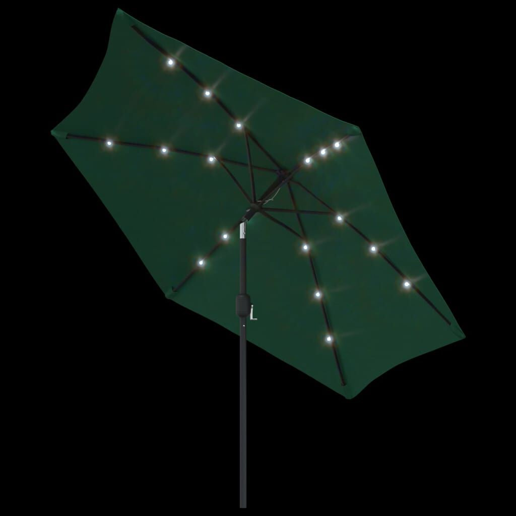 Ampelschirm Mit Led-Beleuchtung 3 M Grün