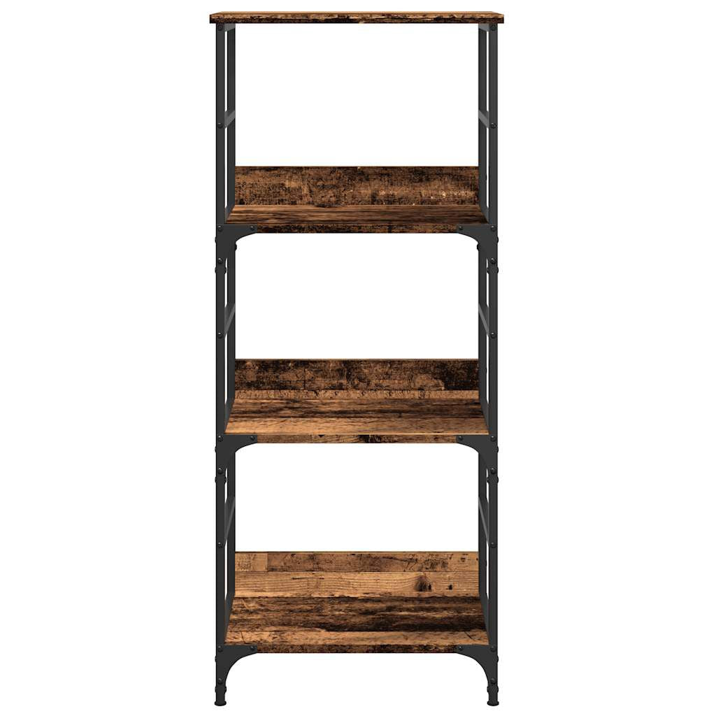 Bücherregal Altholz-Optik 50X33X117,5 Cm Holzwerkstoff