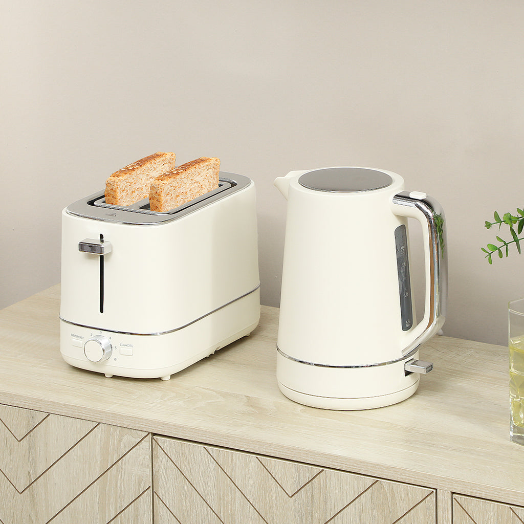 Wasserkocher Toaster Set Frühstück-Set Mit 1,7L Wasserkocher, 2 Scheiben Toaster