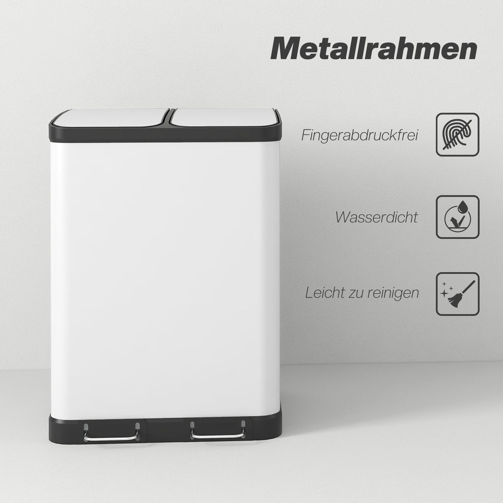 Mülleimer Küche 2 X 30L Mülltrennsyste