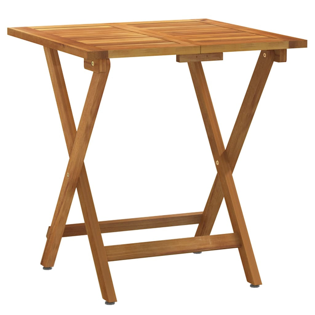 Bistro Set Klappbar Sitzgruppe Balkonmöbel 3-Tlg. Massivholz Akazie Vidaxl
