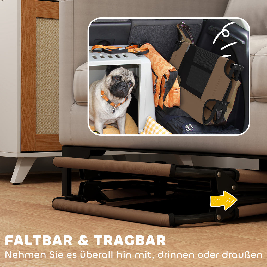 Erhöhtes Hundebett Klappbar Haustierbett, Outdoor Hundeliege Mit Netzdesign