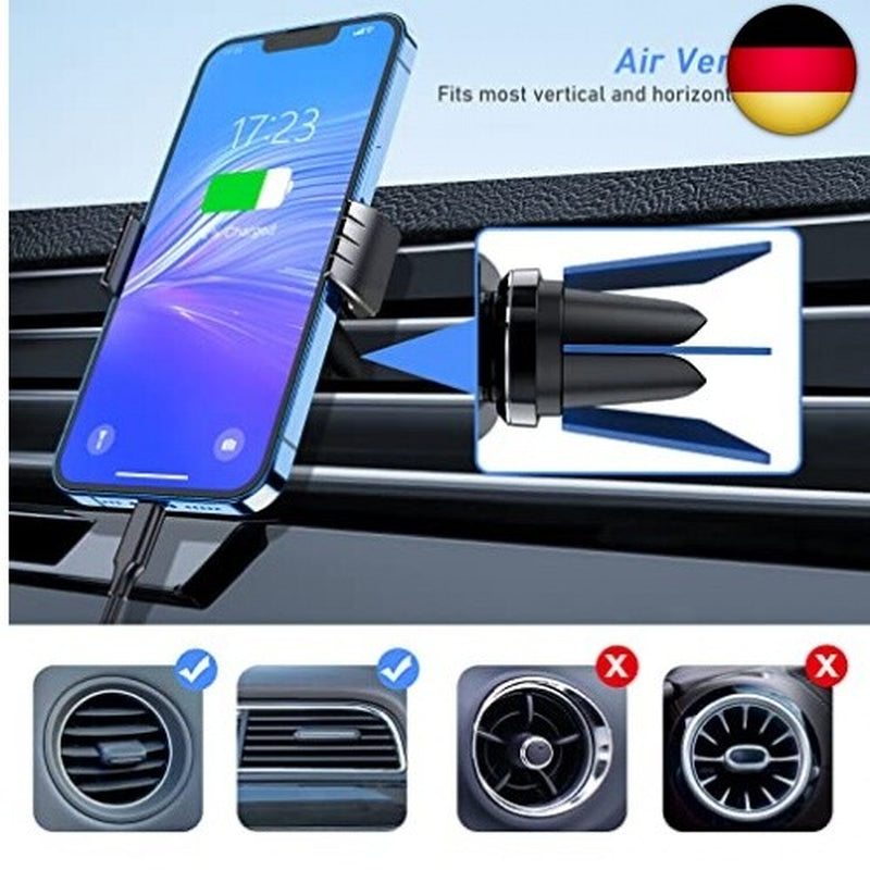 Handyhalterung Auto, Vent Halterung, Universal 360° Drehbare KFZ Lüftung 