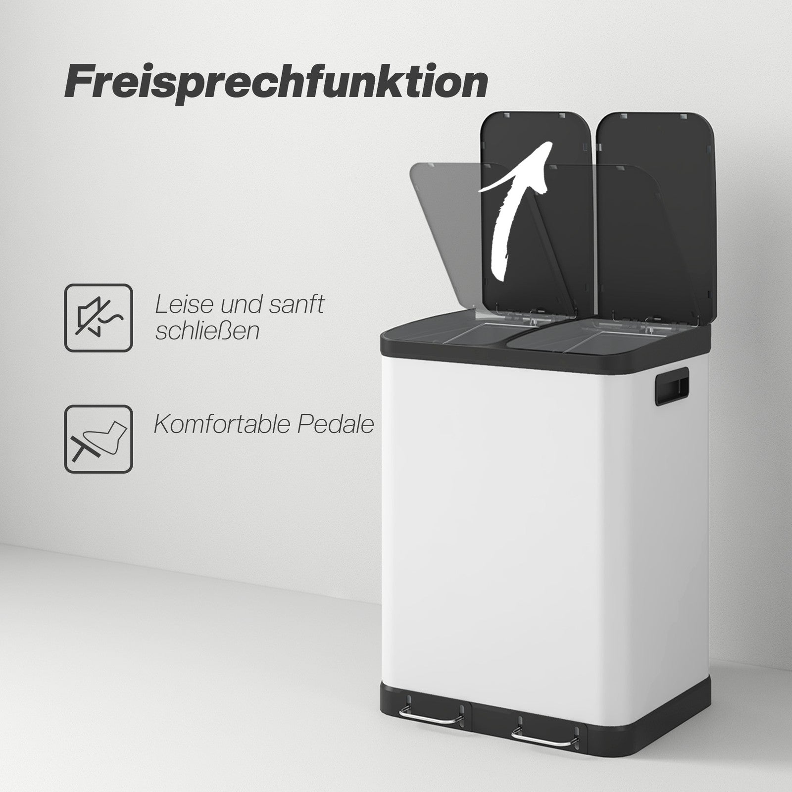 Mülleimer Küche 2 X 30L Mülltrennsyste