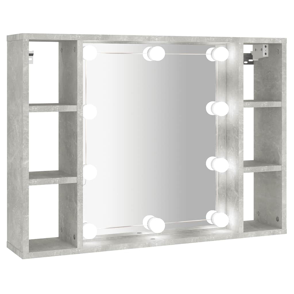 Spiegelschrank Mit LED Badschrank Badspiegel Badezimmer Hängeschrank VidaXL
