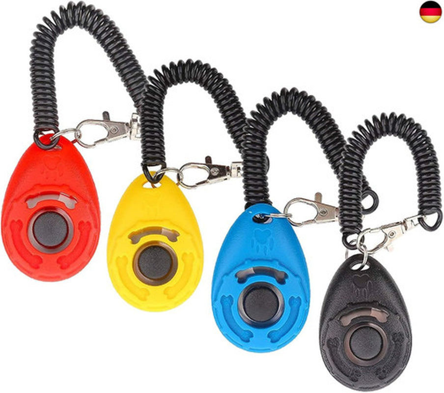 Hunde Clicker, 4 Stück Trainings-Clicker