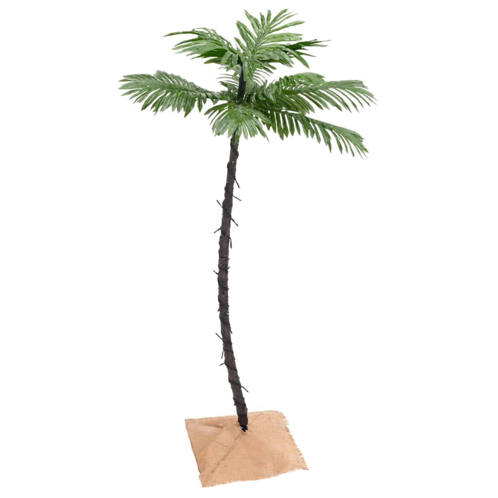 Künstliche Palme LED Warmweiß 72 Leds 120 Cm
